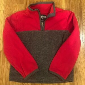 NWOT OshKosh B'gosh Quarter-Zip Fleece
